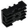Omron DIN Rail Relay Socket 2 Contacts 10A 250V AC for H3CR Solid State Timer PF085A(N)