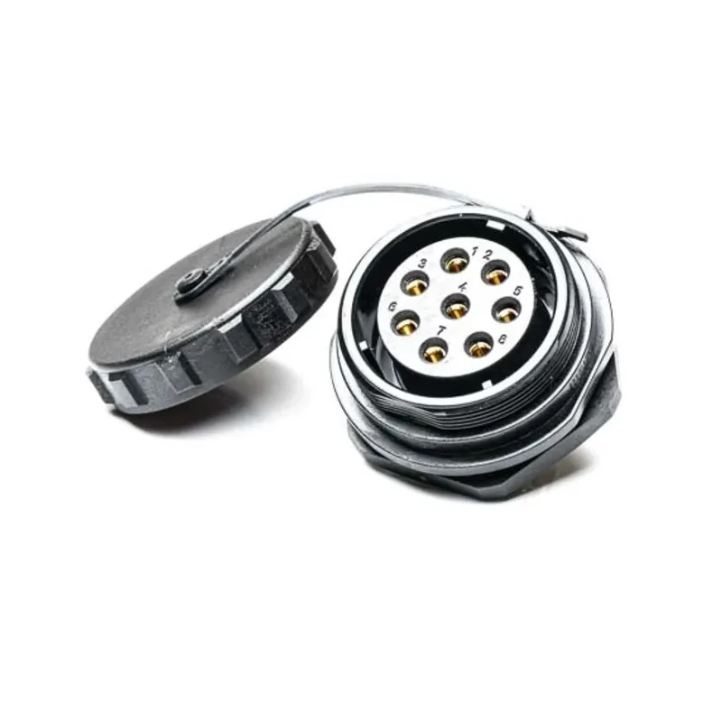 RS PRO Industrial Circular Connector, 8 Contacts, Rear Mount Socket, Female, IP68, 500V, 25A, Nylon Polycarbonate 207-0786