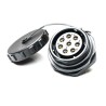 RS PRO Industrial Circular Connector, 8 Contacts, Rear Mount Socket, Female, IP68, 500V, 25A, Nylon Polycarbonate 207-0786
