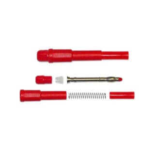 RS Pro Red Male 4 mm Banana Plug Connector, Solder Termination, 1000V, 20A, Nickel Plating 207-0871