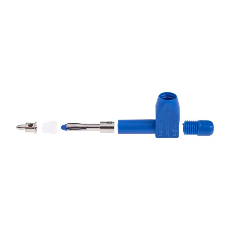 RS Pro Blue Male 4 mm Banana Plug Connector, Solder Termination, 1000V, 20A, Nickel Plating 207-0878