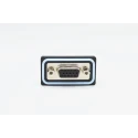 Norcomp HDF 15 Way Vertical 2.29 mm Pitch Surface D-Sub Connector with 4-40 Board Lock Female HDF-V15-213L051