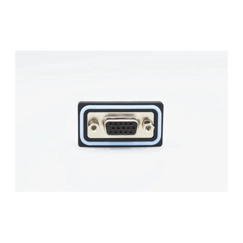 Norcomp HDF 15 Way Vertical 2.29 mm Pitch Surface D-Sub Connector with 4-40 Board Lock Female HDF-V15-213L051