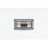 Norcomp HDF 15 Way Vertical 2.29 mm Pitch Surface D-Sub Connector with 4-40 Board Lock Female HDF-V15-213L051