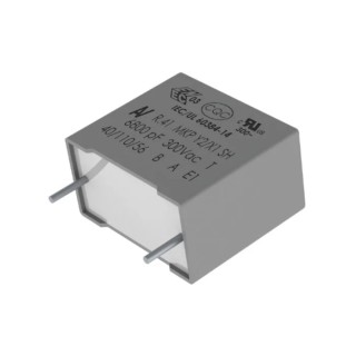 KEMET Polypropylene Capacitor Y2, 10% Tolerance, 4.7nF, 300V DC/300V AC, Through Hole Mount R413F147050T1K