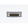Norcomp 44 Way Straight 2.29 mm Pitch PCB D-Sub Connector with 4 to 40 Screw Lock Male HDF-S44-103L011