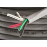Alpha Wire Alpha Essentials Communication & Control Control Cable, Screened, 4 Cores, 0.35mm² 22 AWG, 30 m, Grey 1294C SL005