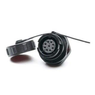 RS PRO Circular Connector, 9 Contacts, Front Mount, Standard Size, Socket, Female, IP67, Bayonet Mating, 3A 125V 207-2297