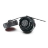 RS PRO Circular Connector, 9 Contacts, Front Mount, Standard Size, Socket, Female, IP67, Bayonet Mating, 3A 125V 207-2297
