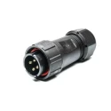 RS PRO Industrial Circular Connector 4 Contacts Cable Plug Male IP67 500V 30A SY21 Series 207-2309