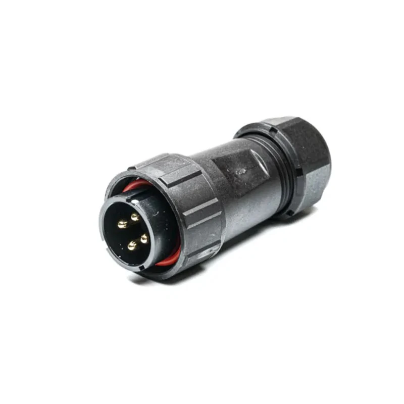 RS PRO Industrial Circular Connector 4 Contacts Cable Plug Male IP67 500V 30A SY21 Series 207-2309