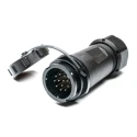RS PRO Circular Connector, 12 Contacts, Cable Mount, Socket, Male, IP67, 400V, 5A, Bayonet Coupling, SY21 Series 207-2334