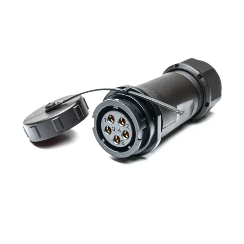 RS PRO Circular Connector 5 Contacts Cable Mount Socket Female IP67 500V 30A SY21 Series 207-2355