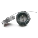 RS PRO Circular Connector, 2 Contacts, Front Mount, Standard Size Socket, Male, IP67, 500V, 10A, Bayonet Coupling 207-2361