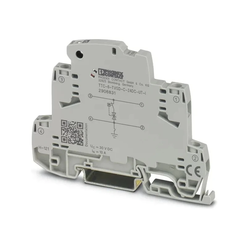Phoenix Contact Surge Protector 300A 50V DIN Rail Mount TTC Series 2906831