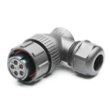 RS PRO Circular Connector 5 Contacts Cable Standard Plug Female IP67 SY21 Series 207-2428
