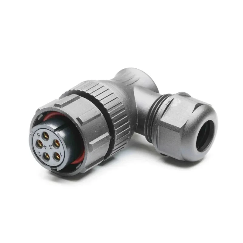 RS PRO Circular Connector 5 Contacts Cable Standard Plug Female IP67 SY21 Series 207-2428