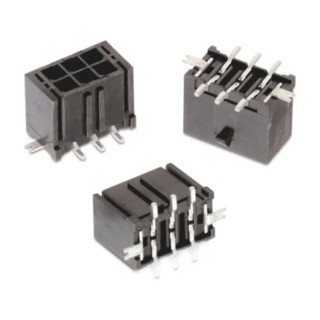 Wurth Elektronik WR-MPC3 Series Straight Through Hole PCB Header 4 Contact 3 mm Pitch 2 Row Shrouded MPC3