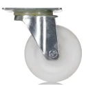 RS PRO Swivel Castor, 75 kg Load Capacity, 75 mm Polypropylene Wheel, 95 mm Overall Height, Plain Bore Hub Bearing 828-6261