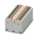 Phoenix Contact Distribution Block, 18 Way, 450 V, 17.5 A, Polyamide Housing, Grey 3002760