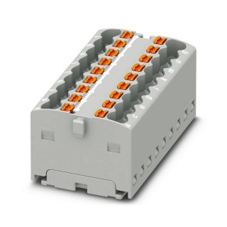Phoenix Contact Distribution Block, 18 Way, 450 V, 17.5 A, Polyamide Housing, Grey 3002760