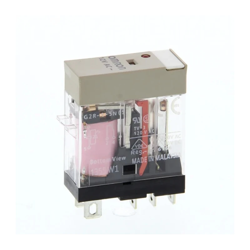Omron Power Relay 120V Coil, 10A Switching Current, SPDT Contact Configuration G2R-1-SN 120VAC (S)