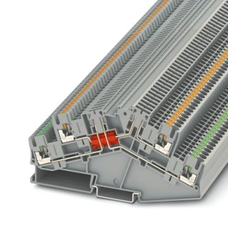 Phoenix Contact Grey 2-Level Disconnect Terminal Block Push-in Connection 600V 16A PTTBS 2.5-2TGB 3210402