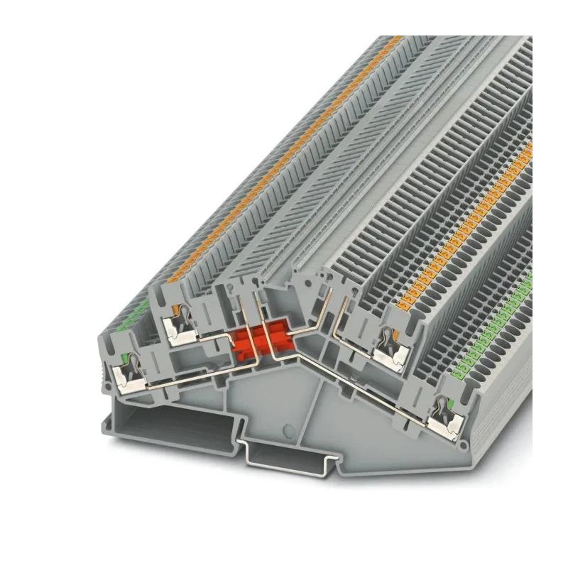 Phoenix Contact Grey 2-Level Disconnect Terminal Block Push-in Connection 600V 16A PTTBS 2.5-2TGB 3210402