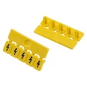Phoenix Contact Polyamide Marker Strip WS PT 2.5, Yellow Black, 4.5mm x 6.3mm, Plug-In Mounting 1029026