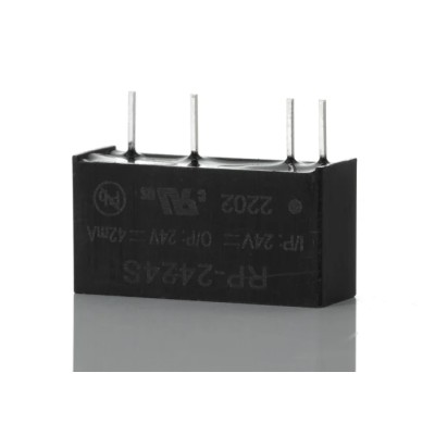 Recom DC/DC Converter 24V DC Output, 42mA Output Current, 1W Power, SIP Package, Through Hole Mount RP-2424S