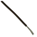 RS PRO Black Hook Up Wire, 18 AWG, 16 x 0.25 mm Core Strands, 100 m Reel, PVC Jacket, 300 V, 105°C, Flame Retardant 207-5299