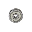 SKF Single Row Deep Groove Ball Bearing 4 mm ID, 16 mm OD, Shielded, Sheet Metal Cage, Model 634-2Z