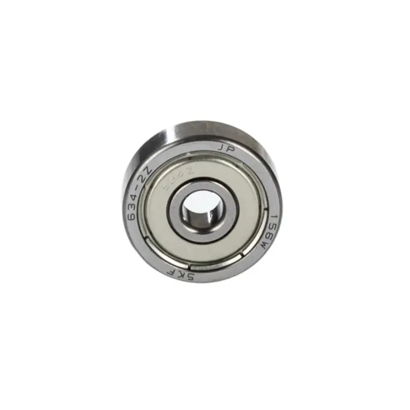 SKF Single Row Deep Groove Ball Bearing 4 mm ID, 16 mm OD, Shielded, Sheet Metal Cage, Model 634-2Z