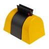 RS PRO Retractable Safety Barrier Yellow Black Polyester Plastic Tape 4.6 m 48 mm Width 829-9084