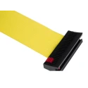 RS PRO Retractable Safety Barrier Yellow Black Polyester Plastic Tape 4.6 m 48 mm Width 829-9084