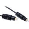 RS PRO Optical Audio Cable with Toslink Connector, 2.5 m Length, Polyethylene Jacket, Model 830-0099