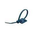 HellermannTyton Blue Screw Cable Tie Mount Metal Detectable Polyamide 6.6 3.5 mm Width 19 mm x 19 151-01169 MCMB3-PA66MP-BU