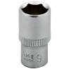 RS PRO 1/4 in Drive 9 mm 6 Point Square Chrome Vanadium Steel Socket 830-4013