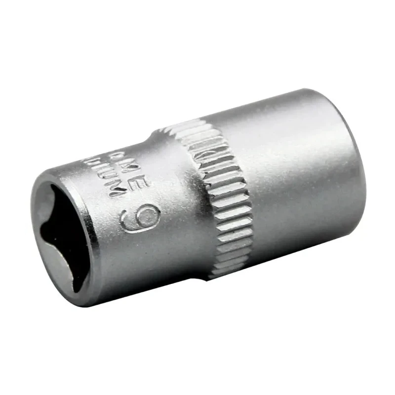 RS PRO 1/4 in Drive 9 mm 6 Point Square Chrome Vanadium Steel Socket 830-4013
