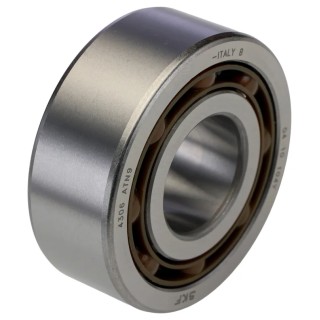SKF 2 Row Double Row Deep Groove Ball Bearing 30 mm ID, 72 mm OD, 27 mm Width, Non-Metallic Cage 4306 ATN9