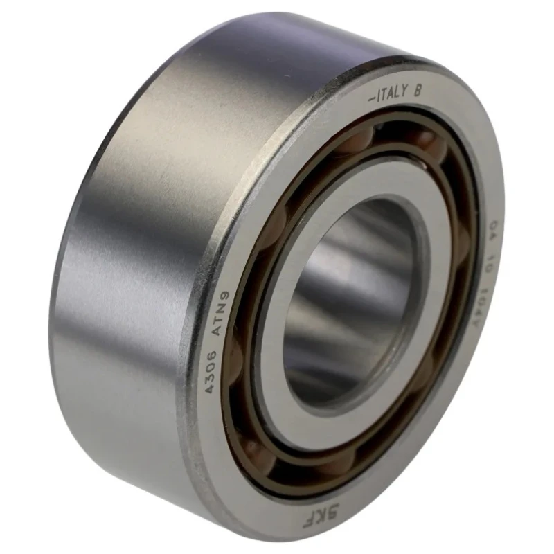 SKF 2 Row Double Row Deep Groove Ball Bearing 30 mm ID, 72 mm OD, 27 mm Width, Non-Metallic Cage 4306 ATN9