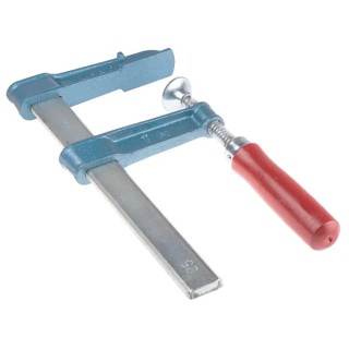 RS PRO Steel 250 mm Jaw Opening x 120 mm Jaw Depth F Clamp 829-6177