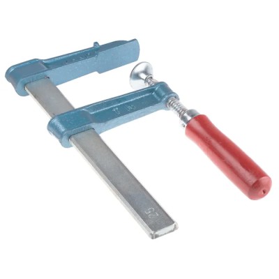 RS PRO Steel 250 mm Jaw Opening x 120 mm Jaw Depth F Clamp 829-6177