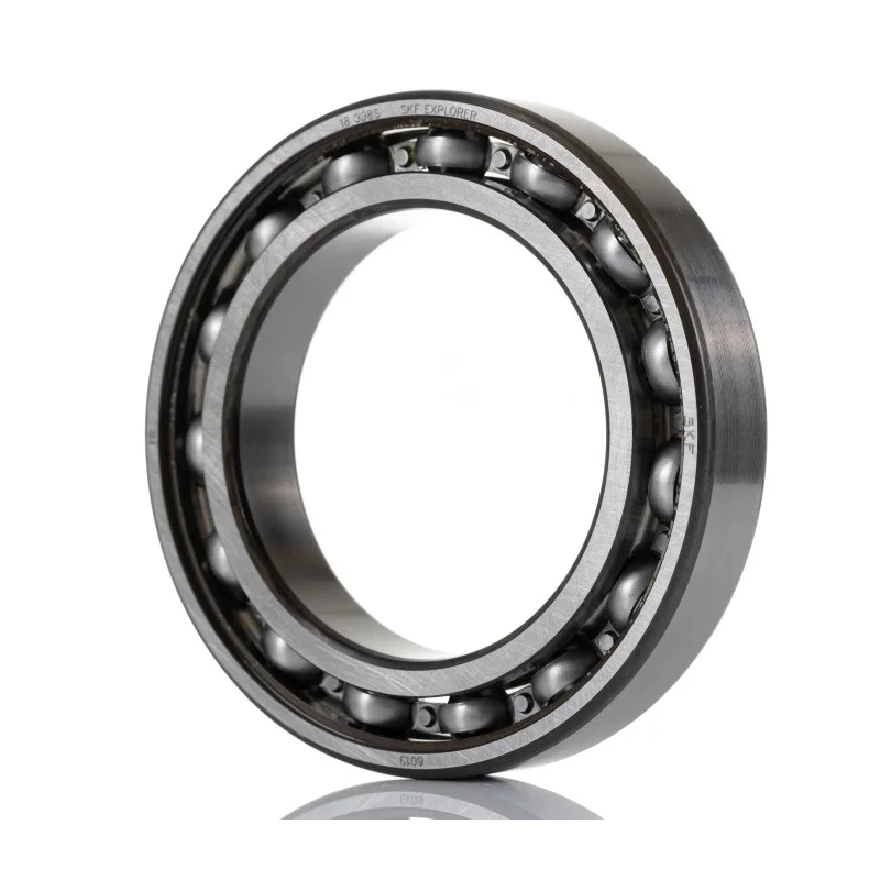 SKF Single Row Deep Groove Ball Bearing 65 mm ID, 100 mm OD, 18 mm Race Width, Limiting Speed 9000 rpm 6013