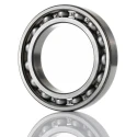 SKF Single Row Deep Groove Ball Bearing 75 mm ID, 115 mm OD, 20 mm Race Width, Sheet Metal Cage 6015