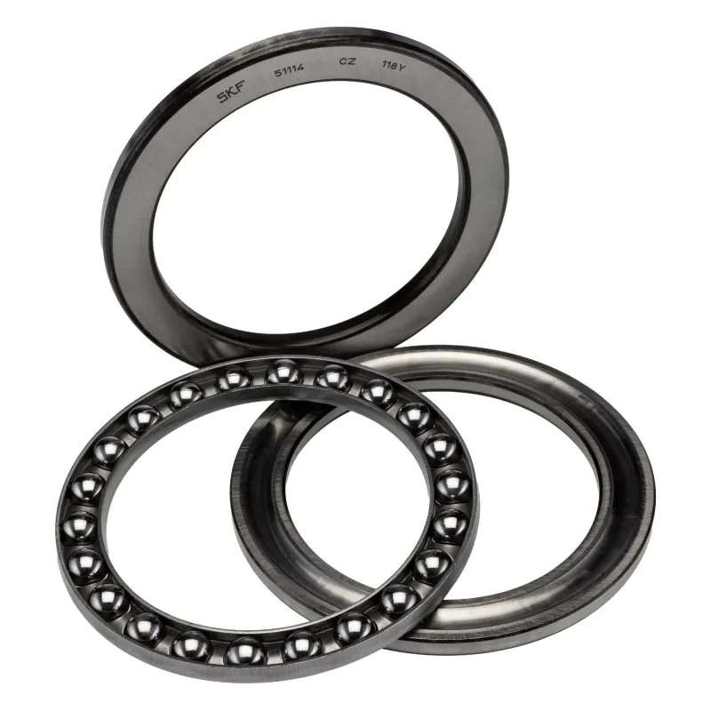 SKF Thrust Ball Bearing 70 mm ID, 95 mm OD, 18 mm Width, Sheet Metal Cage 51114