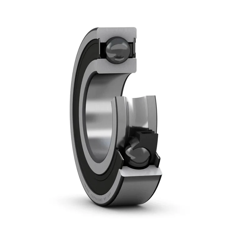 SKF Single Row Deep Groove Ball Bearing 17 mm ID, 35 mm OD, 10 mm Race Width, Non-Metallic Cage 6003-2RSLTN9/HC5C3WT
