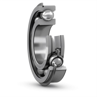 SKF Single Row Deep Groove Ball Bearing 85 mm ID, 130 mm OD, 22 mm Width Sheet Metal Cage 6017 NR