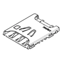 Molex 6 Way Horizontal Push Pull SIM Card Connector Surface Mount Stainless Steel Housing 1042240820