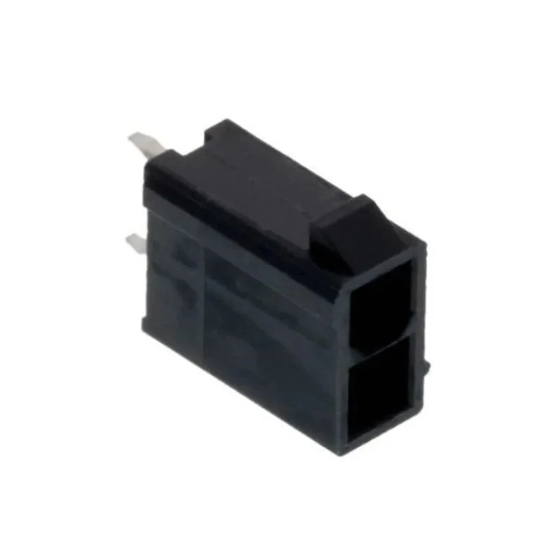 Molex Mini-Fit Jr Series Vertical Through Hole PCB Header 2 Contacts 4.2 mm Pitch 2 Row Shrouded 1724470202